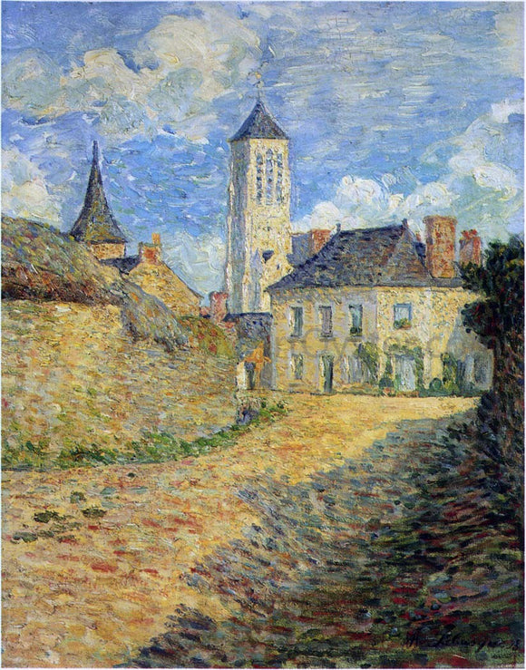  Henri Lebasque Village of Champigne - Art Print