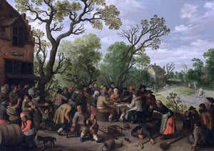  Joost Cornelisz Droochsloot Village Scene - Art Print