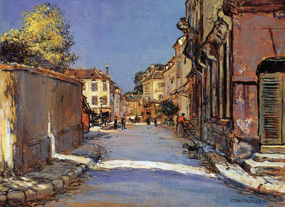  Jean-Francois Raffaelli Village Street - Art Print