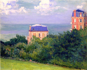  Gustave Caillebotte A Villas at Villers-sur-Mer - Art Print