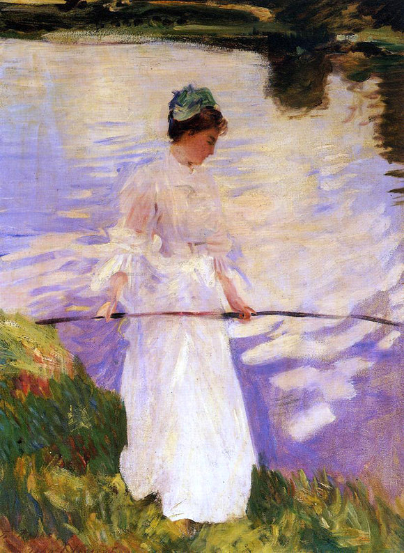  John Singer Sargent Violet Fishing - Art Print