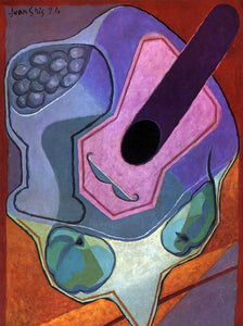  Juan Gris Violin with Fruit - Art Print