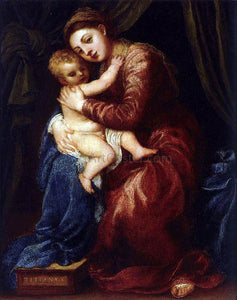  Titian Virgin and Child - Art Print