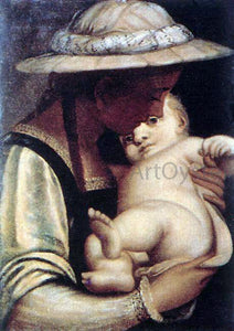  Luca Cambiaso Virgin and Child - Art Print