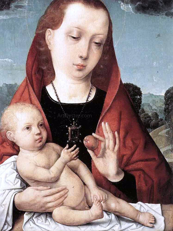  Juan De Flandes Virgin and Child Before a Landscape - Art Print