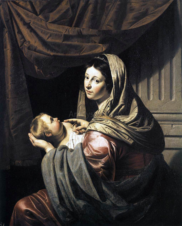  Jan Van Bijlert Virgin and Child - Art Print