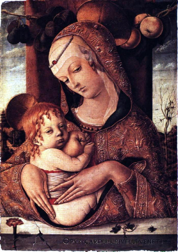  Carlo Crivelli Virgin and Child - Art Print