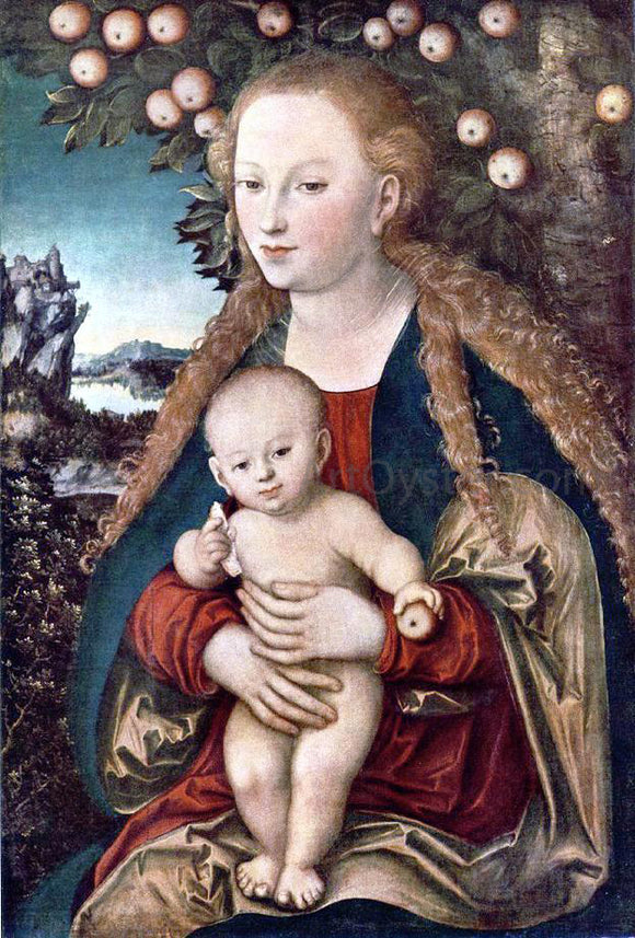  The Elder Lucas Cranach Virgin and Child - Art Print