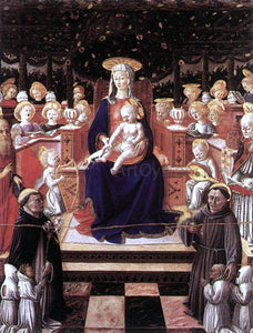  Giovanni Boccati Virgin and Child with Saints - Art Print