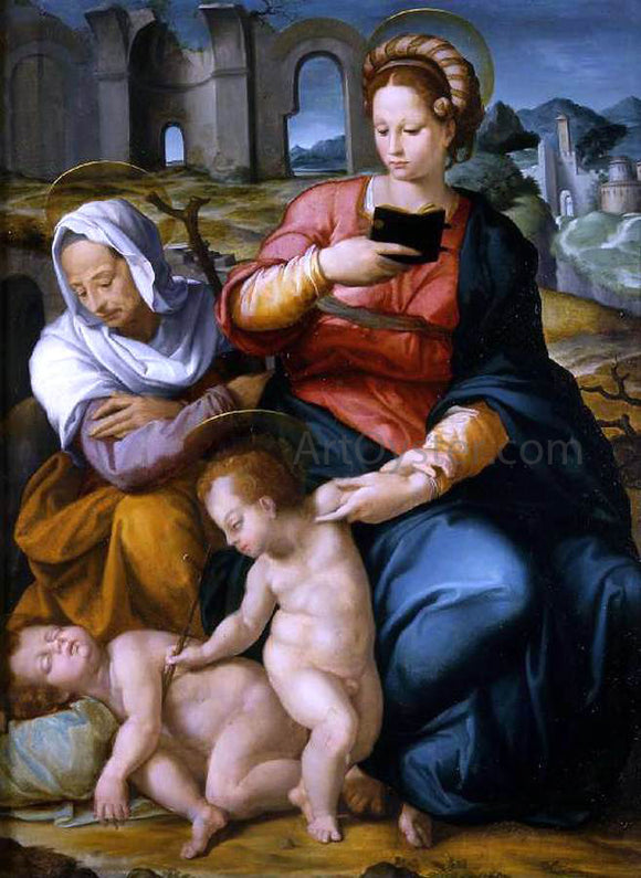  Jacopino Del Conte Virgin and Child with St Elizabeth and the Infant Baptist - Art Print