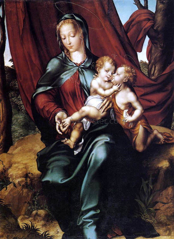  Luis De Morales Virgin and Child with the Infant St John the Baptist - Art Print