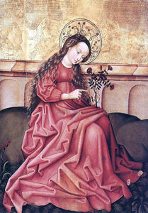  Unknown (2) Masters Virgin in the Garden - Art Print