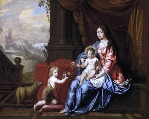  Victor Honore Janssens Virgin with Child and the Infant St John the Baptist - Art Print
