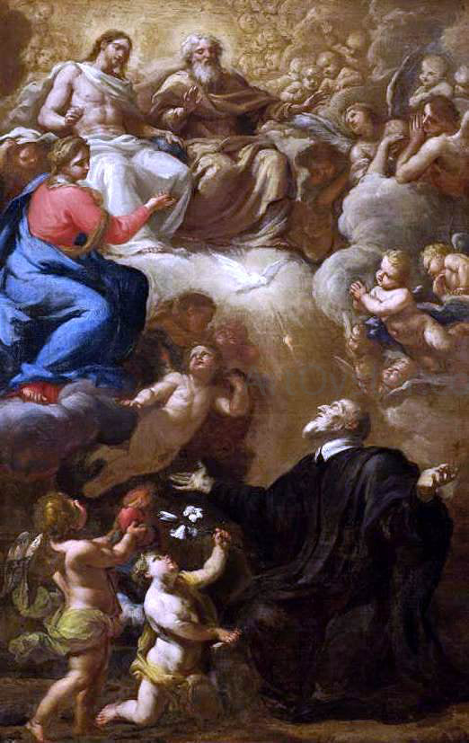  Giuseppe Passeri Vision of St Philip Neri - Art Print