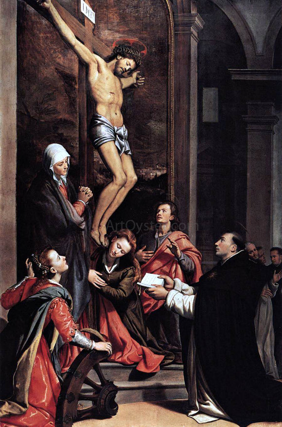  Santi Di Tito Vision of St Thomas Aquinas - Art Print