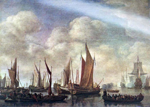  Simon De Vlieger Visit of Frederick Hendriks II to Dordrecht in 1646 - Art Print