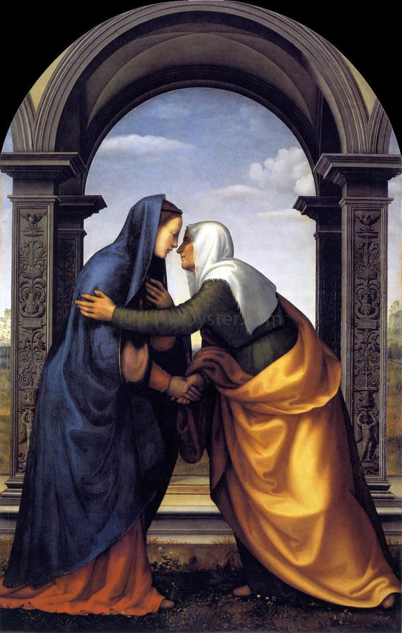  Mariotto Albertinelli Visitation - Art Print