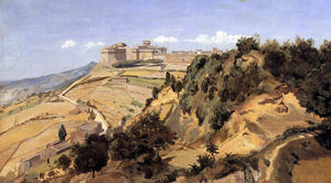  Jean-Baptiste-Camille Corot Voltarra - the Citadel - Art Print