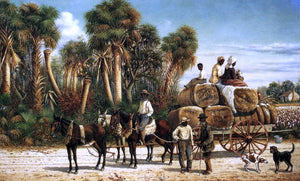  William Aiken Walker Wagonload of Cotton - Art Print