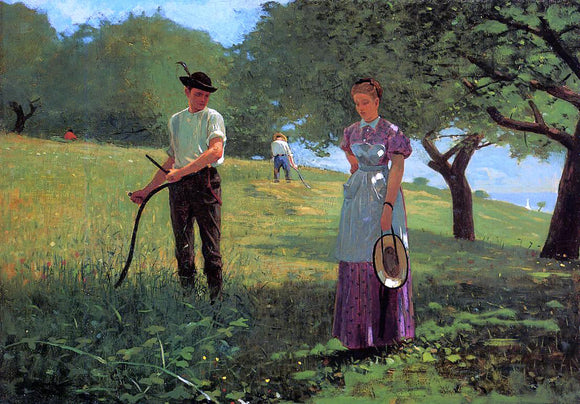 Winslow Homer Waiting for an Answer - Art Print