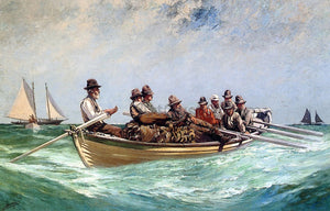  Milton J Burns Waiting for the Fish to School - Art Print