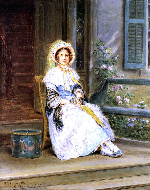  Edward Lamson Henry Waiting for the Stagecoach - Art Print