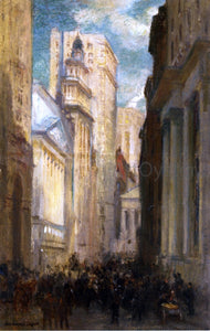  Colin Campbell Cooper Wall Street - Art Print