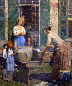  Robert Spencer Washer Woman - Art Print