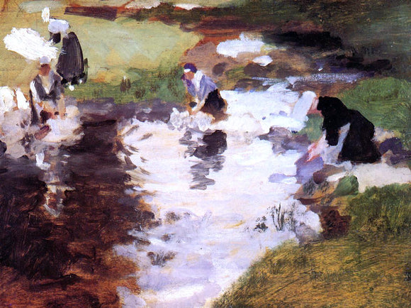  John Singer Sargent Washerwomen - Art Print