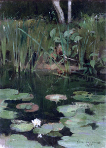  Theodore Robinson Water Lilies - Art Print