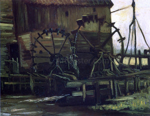  Vincent Van Gogh Water Wheels of Mill at Gennep - Art Print
