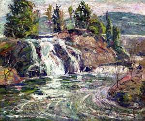  Ernest Lawson A Waterfall - Art Print