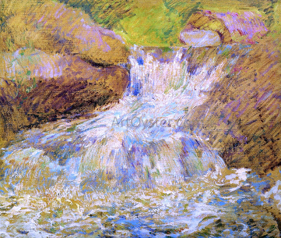  John Twachtman Waterfall, Greenwich - Art Print