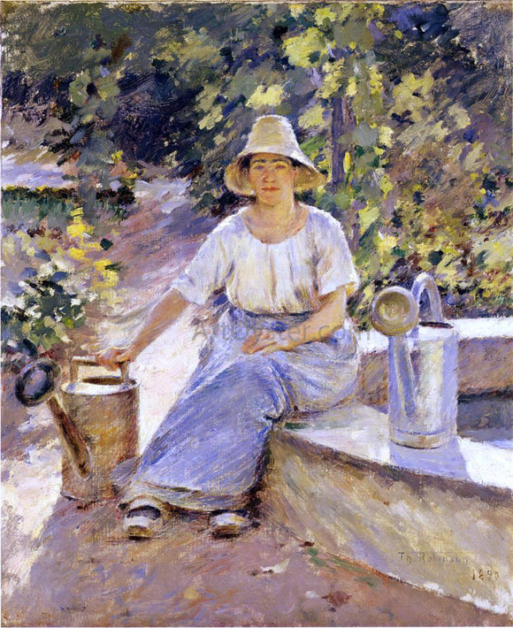  Theodore Robinson Watering Pots - Art Print