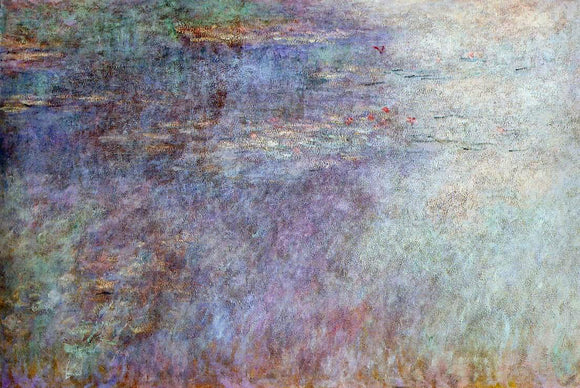  Claude Oscar Monet Water-Lillies Pond (left half) - Art Print