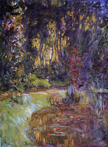  Claude Oscar Monet Water-Lily Pond at Giverny - Art Print
