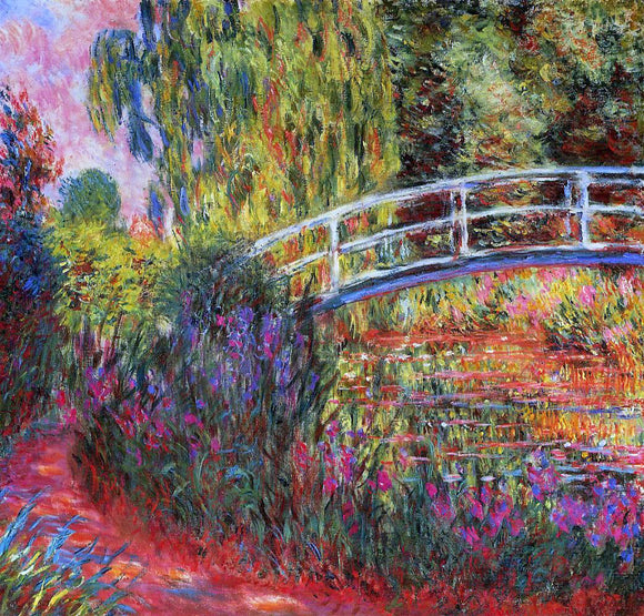  Claude Oscar Monet Water-Lily Pond, Water Irises - Art Print