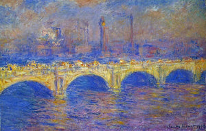  Claude Oscar Monet Waterloo Bridge, Sunlight Effect - Art Print