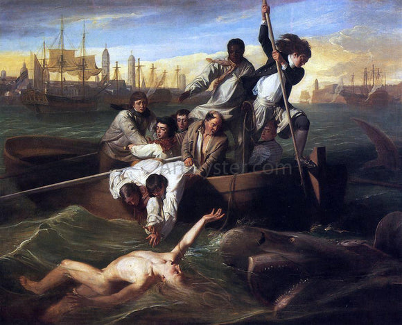  John Singleton Copley Watson and the Shark - Art Print