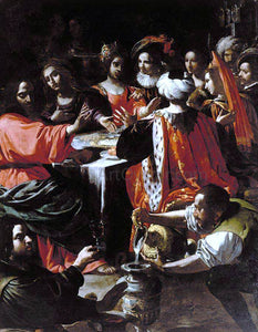  Rutilio Manetti Wedding Feast at Cana - Art Print