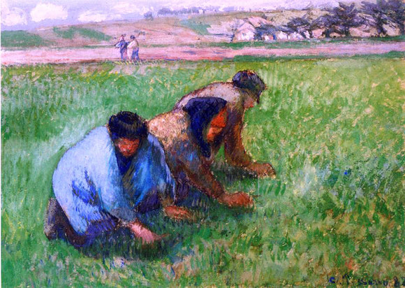  Camille Pissarro Weeders - Art Print