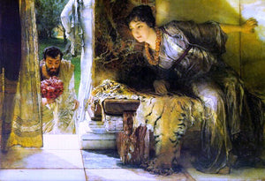  Sir Lawrence Alma-Tadema A Welcome Footstep - Art Print