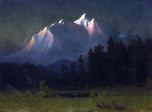  Albert Bierstadt Western Landscape - Art Print