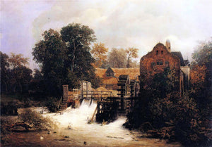  Andreas Achenbach Westphalian Mill - Art Print