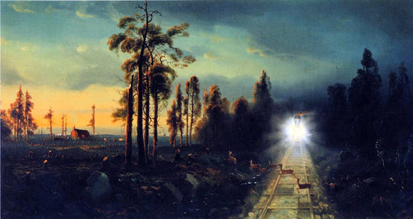  Andrew W Melrose Westward the Star of Empire Takes its Way: Near Council Bluffs, Iowa - Art Print
