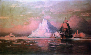  William Bradford Whalers After the Nip in Melville Bay - Art Print