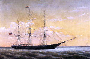  William Bradford Whaleship 'Jireh Perry' off Clark's Point, New Bedford - Art Print