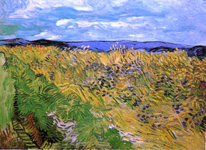  Vincent Van Gogh Wheat Field with Cornflowers - Art Print