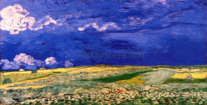  Vincent Van Gogh Wheatfields Under a Clouded Sky - Art Print