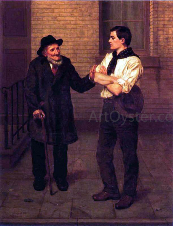  John George Brown When I Was Young - Art Print